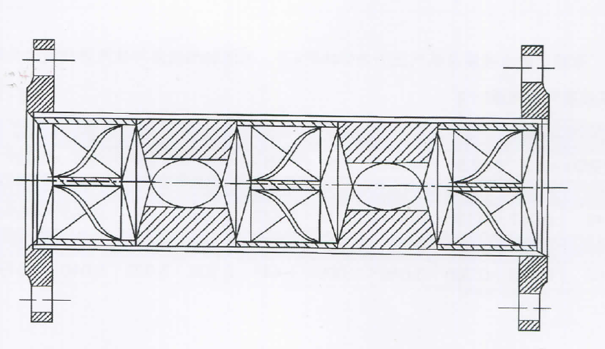SHL型管道靜態(tài)混合器-結(jié)構(gòu)圖紙